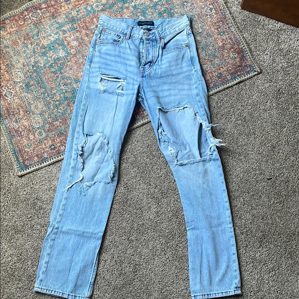 Levi's Distressed Light Blue Jeans